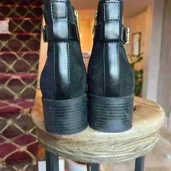 Tommy Hilfiger black booties 9. Brand new never worn. 2” heel. Gold accents - Picture 13 of 15